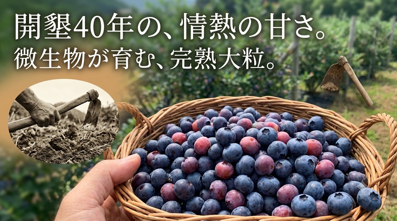 秋のブルーベリー狩り